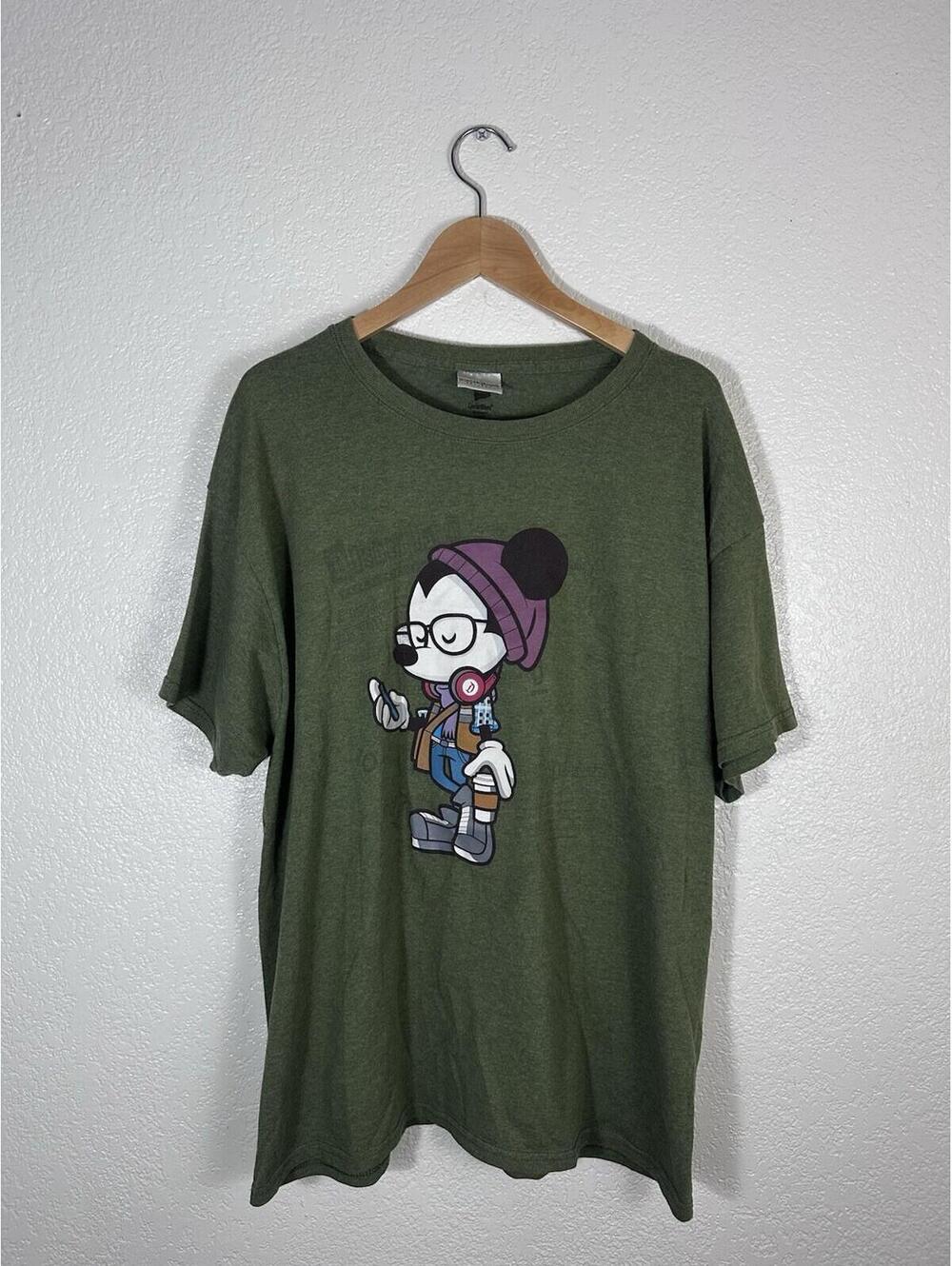 Disney Wonderground T Shirt M Gallery Disneyland World Hipster Mickey Mouse
